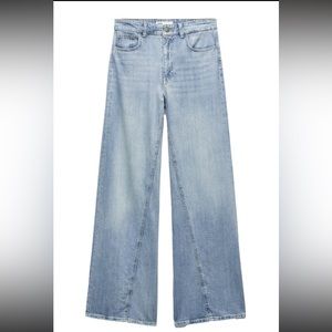 Zara Wide Leg Full Length Jeans